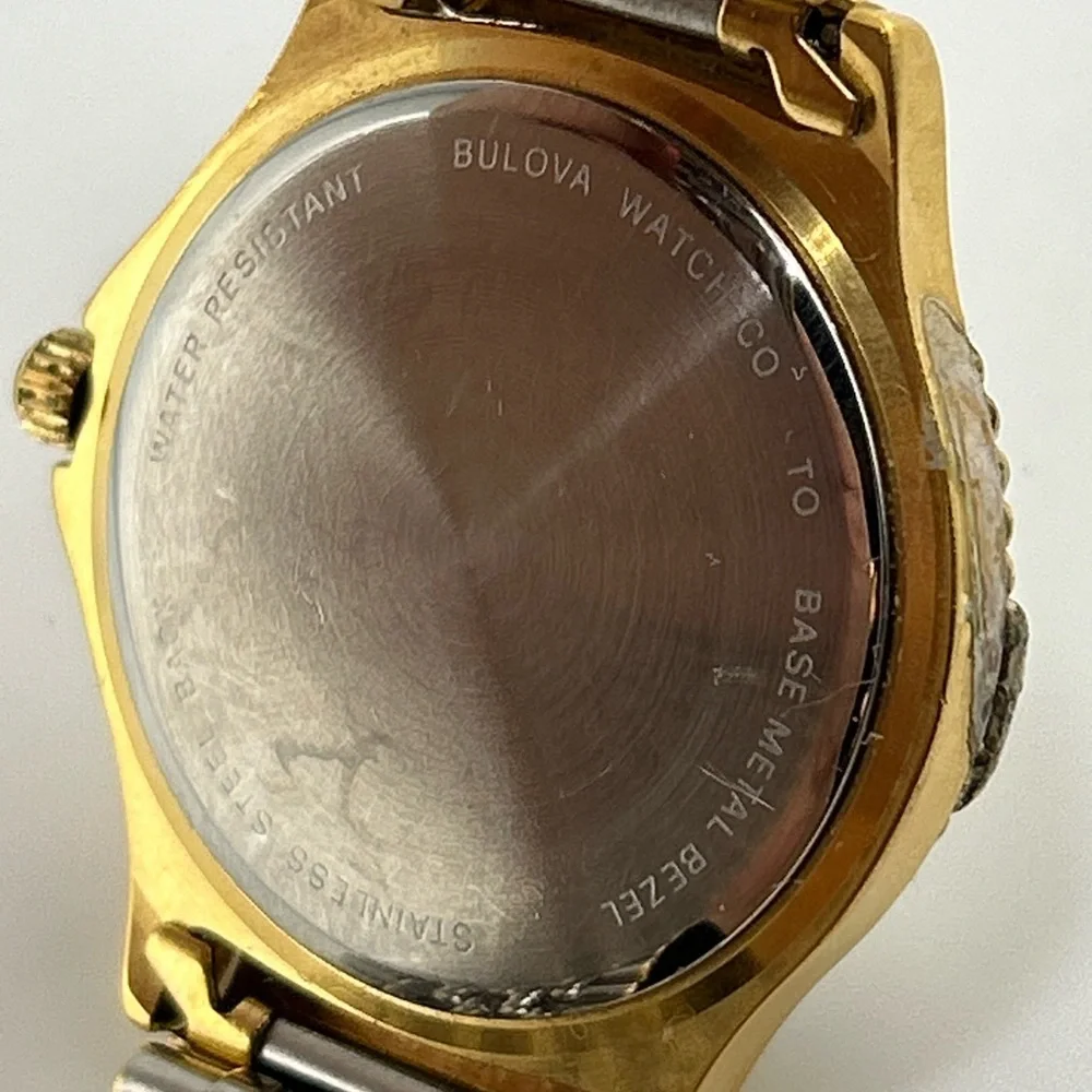 Bulova Gold Quartz water resistant Watch #570